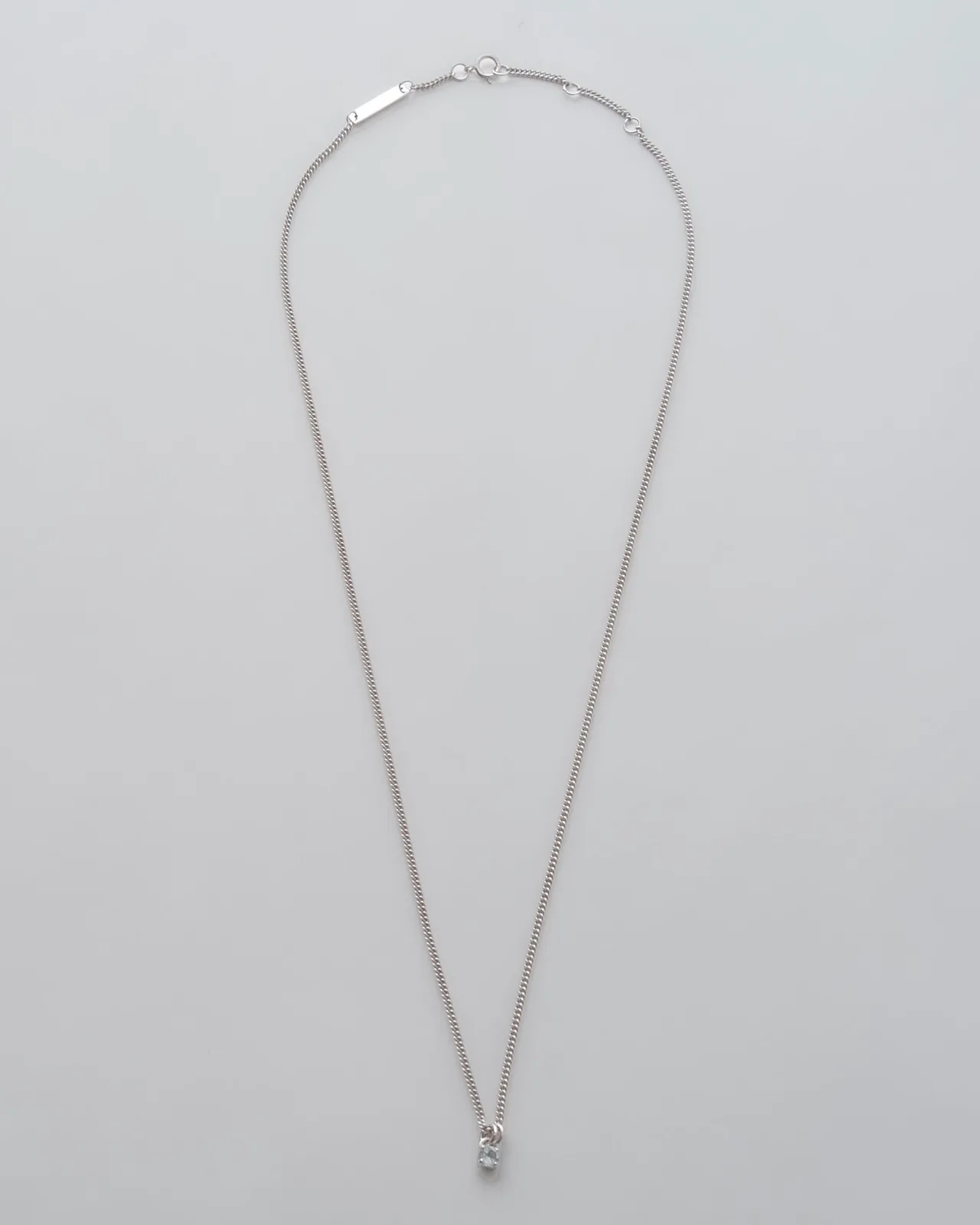 STRUCTURE 01/NECKLACE Blue Topaz / 57cm